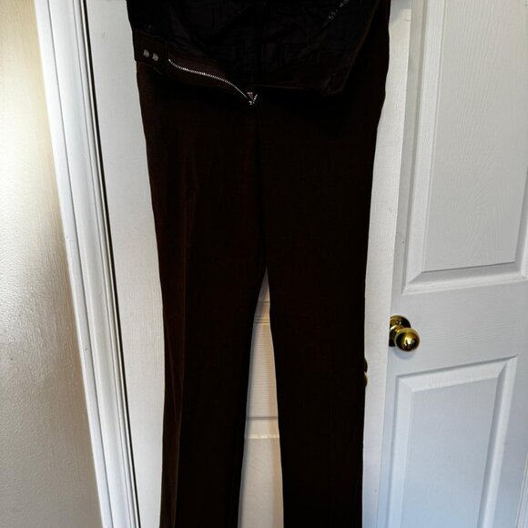 Aritzia Babaton Publish Wool Pant, Heathered Cocoa - Size 2 - Picture 4 of 7